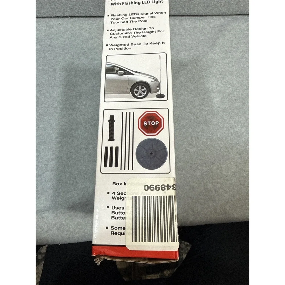 Flashing LED Flashing Light Parking Stop Sign For Garage Parkez Weighted Safety